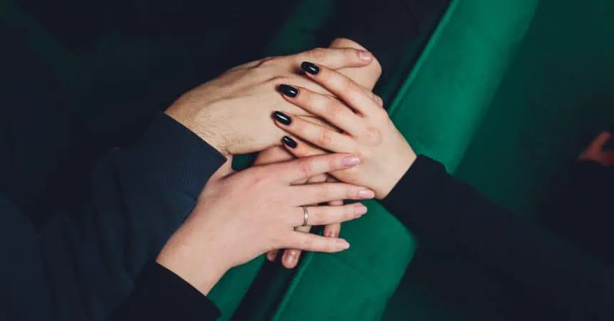 Holding hands