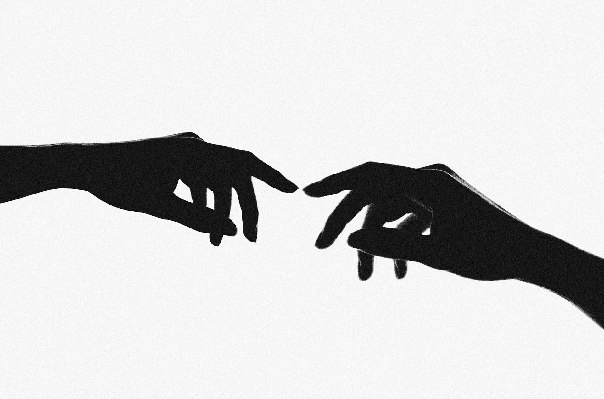 2 hands touching
