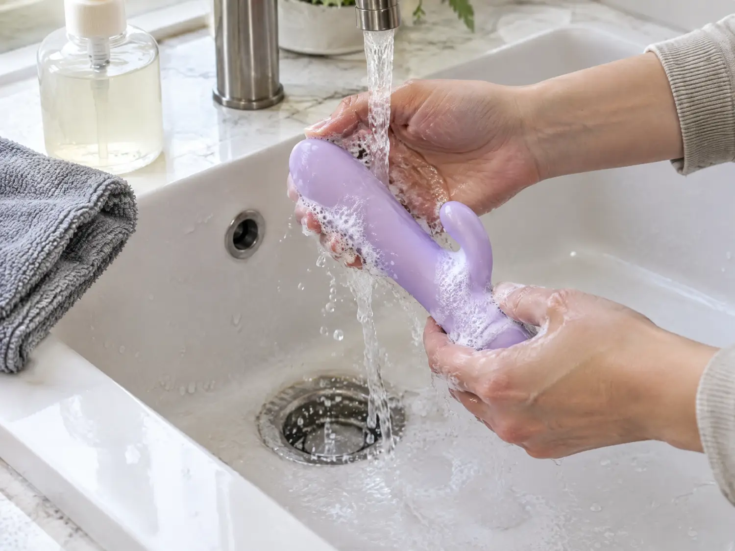 Hướng dẫn vệ sinh đồ chơi tình dục bằng silicone an toàn
