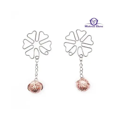 Kẹp ti chuông cỏ 4 lá may mắn