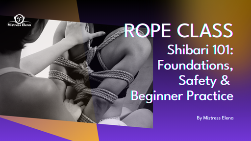 SHIBARI COURSE - ROPE CLASS (EN)